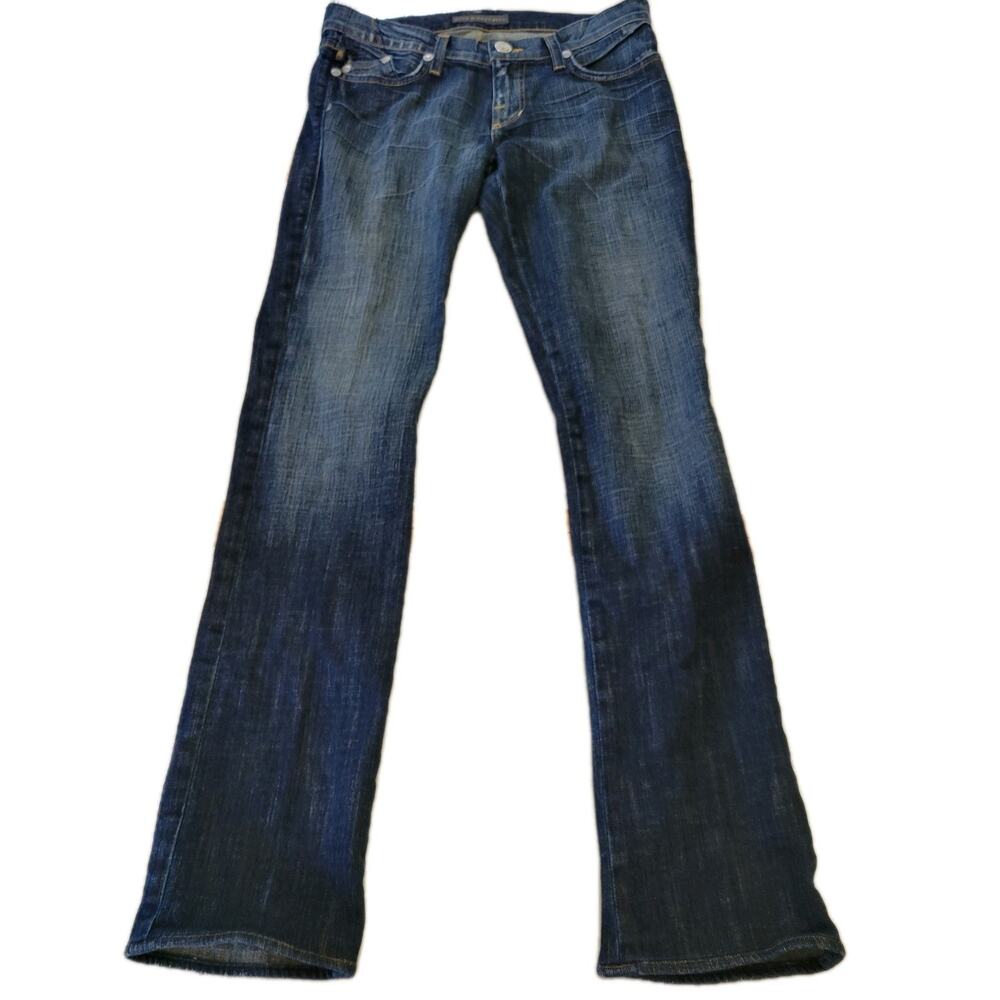 Vintage Rock and Republic Womens Y2K Stella Blue Jeans Size 29 STL4250